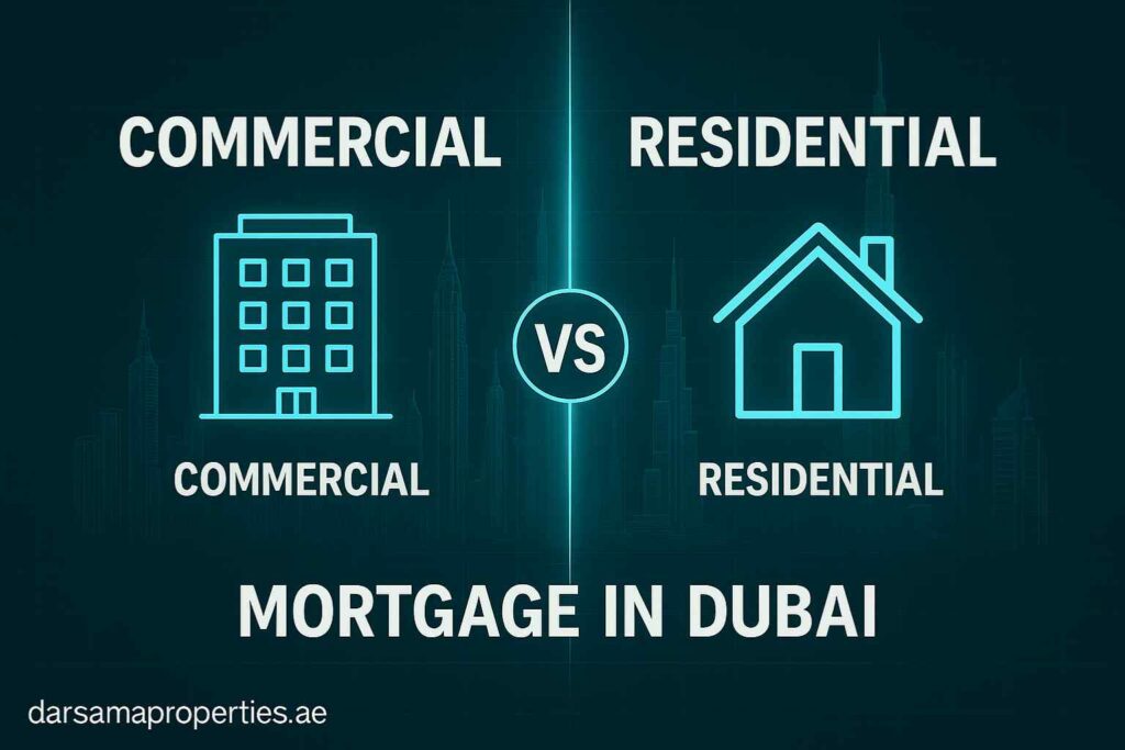 Commercial vs Residential Mortgage in Dubai