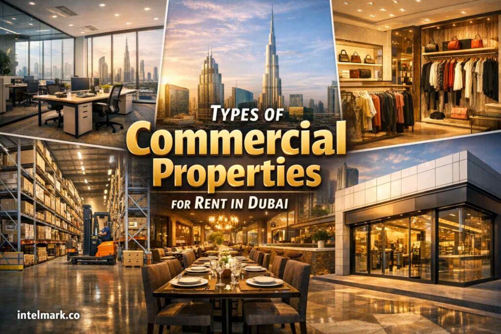 Types of Commercial Properties for Rent in Dubai